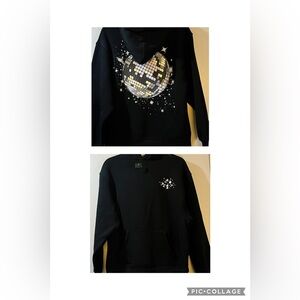 Women’s Wild Fable Disco Ball Hoodie Sz XXS